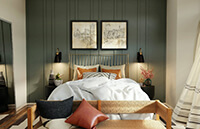 Bedroom-scaled