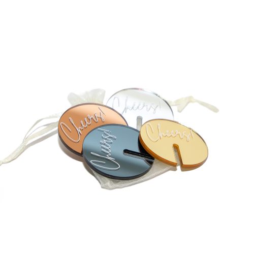 "Cheers" Drink Charms (Set of 4)