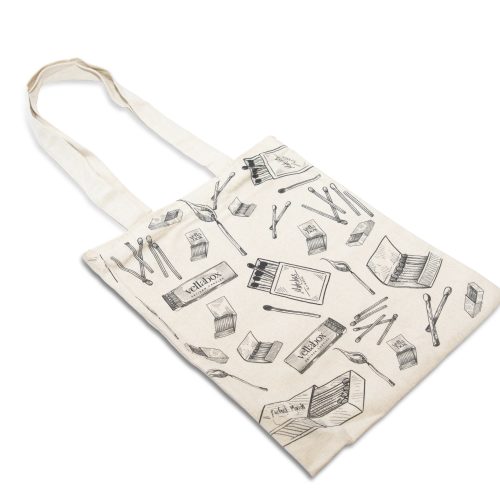 Matchbox Patterned Canvas Tote Bag